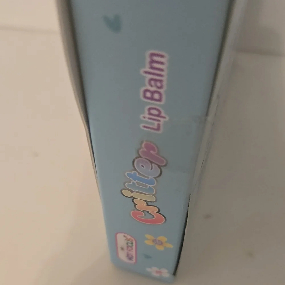 Bunny Lip Balm Set - Pink, Blue, Purple Set Of 4 New